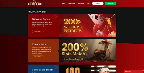 Cherry Gold Casino Reviews